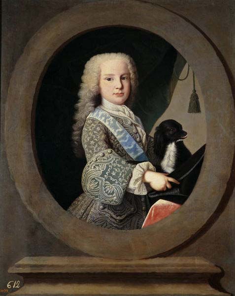 Retrato del infante-cardenal Luis Antonio de Borbon y Farnesio de nino